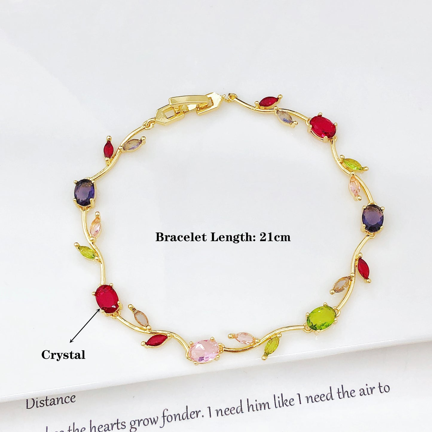 Parure de Bijoux Femme Luxe – Collier et Bracelet en Cristaux Strass, Motif Feuille et Fleur, Cadeau Élégant