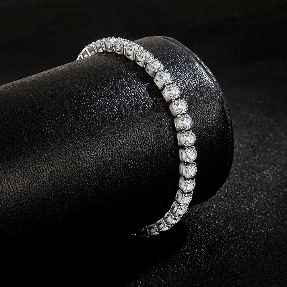 Classic Tennis Bracelet in 925 Sterling Silver