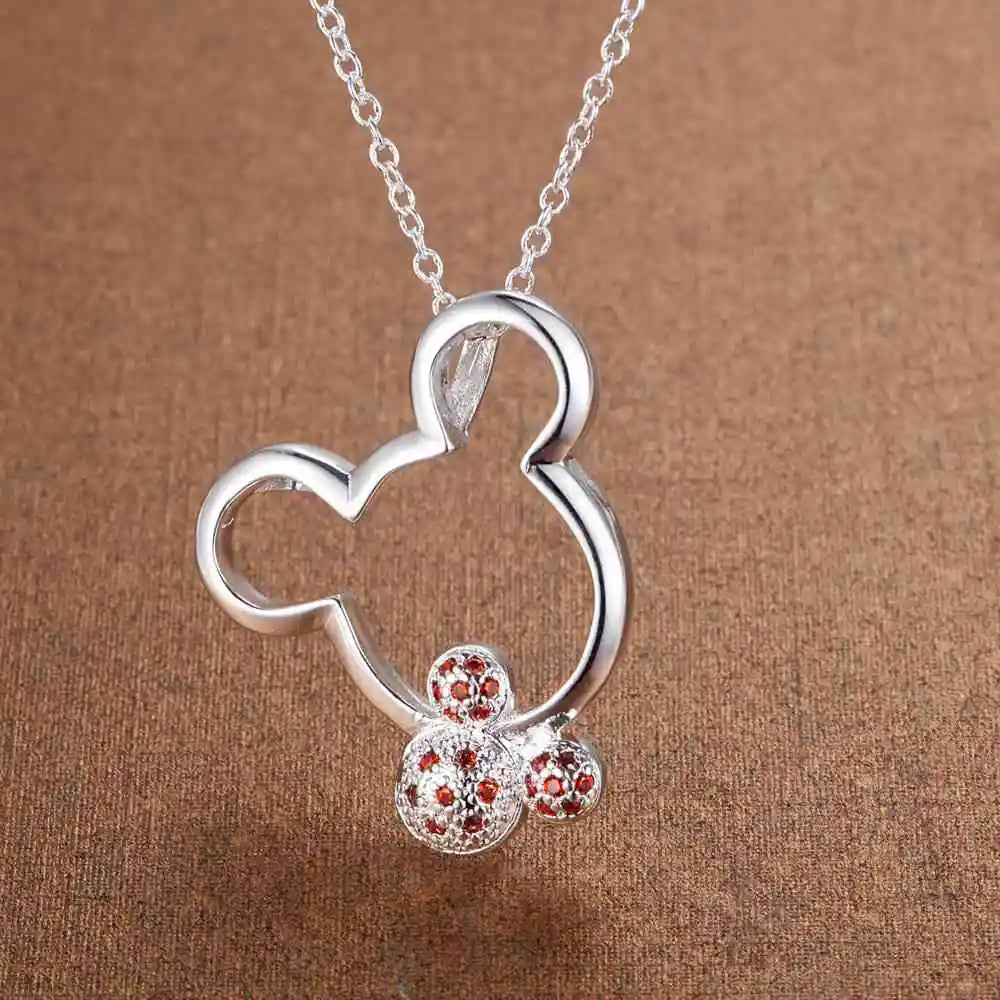 Collier Femme en Argent 925 avec Pendentif Zircon AAA – Bijou Élégant et Raffiné