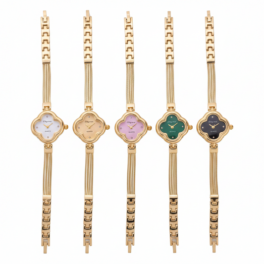 Vintage Clover Watch for Women – Retro Wrist Watch with Tassel Design
